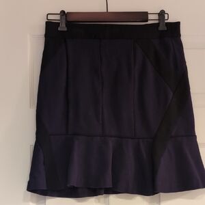 Ann Taylor 4 Elegant Black and Navy Skirt
